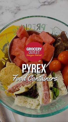 We love Pyrex glass containers because they’re so versatile! We have a terrific deal this week on Pyrex Glass Food Storage containers $2.99-$4.99. Shop us first and save 40-70% on your favorite lunch items! *Prices valid in store only 4/19/23-4/25/23. Items may vary per store. While supplies last. Instructions: 1️⃣ For the sandwich: Add 1 slice of bread, a few slices of salami or meat of choice, a few slices of your cheese of choice (we used Anchor New Zealand Cheese) and a bit of mayo plus some