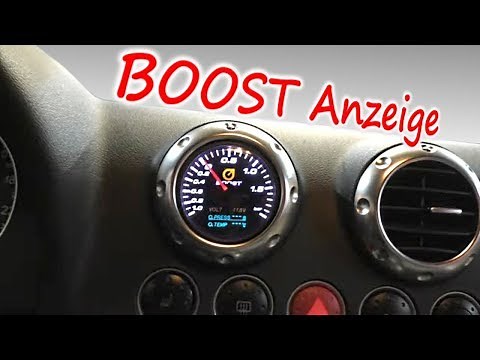 Connect the boost pressure gauge