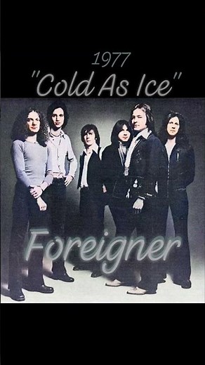 "Cold As Ice" Foreigner 1977 #70srock #classicrock