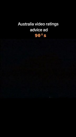 90s Australia Video Ratings Advice Commercial