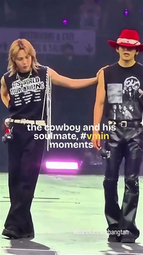 the cowboy and his soulmate, #vmin moments #bts #jimin #taehyung #shorts