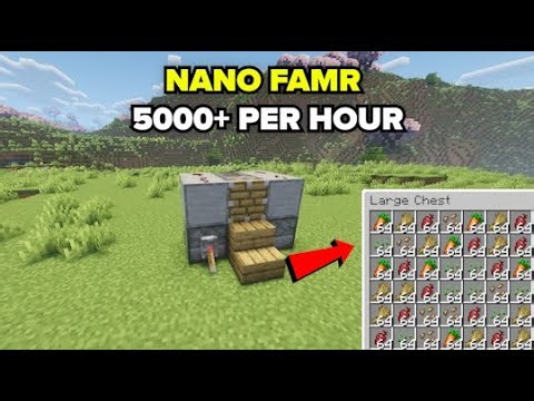 THE BEST nano farm 1.21+ (tutorial)