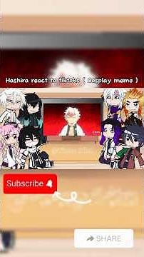 Hashira react to Tiktoks + Random Things || meme || gacha || Kny ||