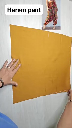 Harem pant cutting idea #sewing #cutting #silai #sewinghacks #sewingtricks #creativitywithreena | Creativity With Reena