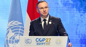 Polish president at COP27 urges stepped-up efforts to quit Russian fossil fuels