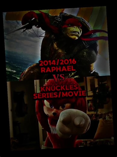 Raphael vs Knuckles: Epic Battle of Heroes