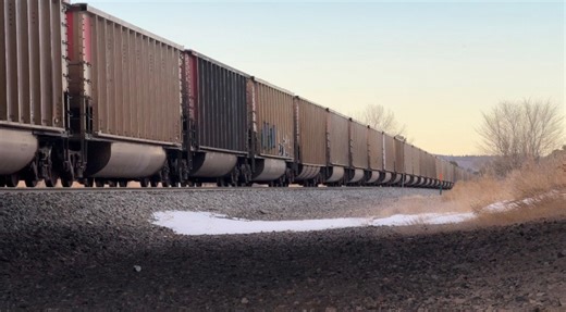 Pedestrian taken to hospital after being hit by train