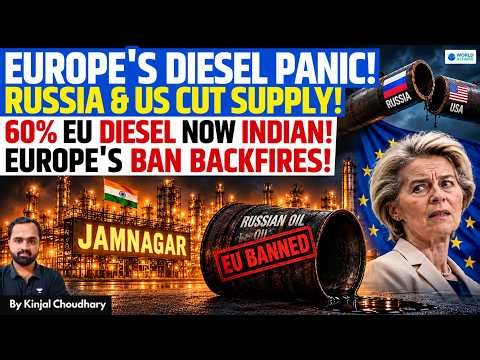 INDIA Takes Over Europe's Diesel Supply - Russia Bans Own Exports, Hormuz Traffic Collapses | Kinjal