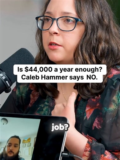 When Your Salary Goal is NOT Your Reality 😳 #calebhammer #calebhammerclips #financialaudit #fyp #usa🇺🇸