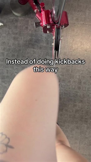 My biggest tip for feeling kickbacks in your glutes! #glutes #legs #gym #workout #gymlife
