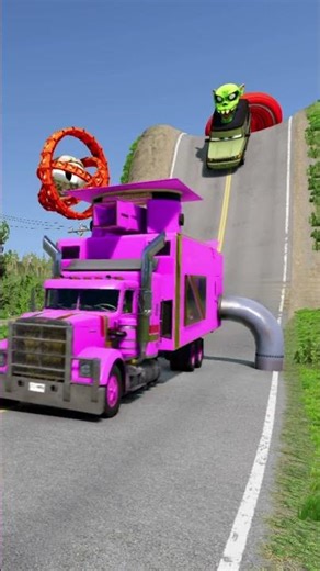 Heavy Luxury Truck Vs Rust-eze Long Snake Car - 650 #experiments #automobile #truck #car