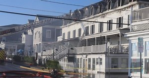 Block Island reopens to visitors after large fire at historic Harborside Inn