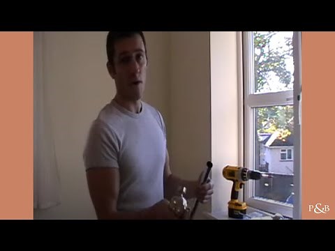 FITTING A METAL CURTAIN POLE for eyelet curtains - YouTube