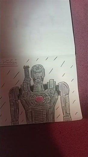 recreating war machine drawing