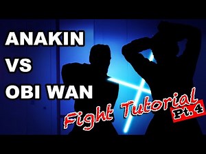 Anakin vs Obi-wan Lightsaber Fight | Revenge of the Sith | Tutorial Part 4