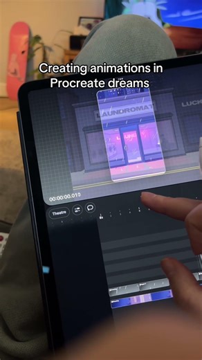 Creating animated shorts with procreate dreams