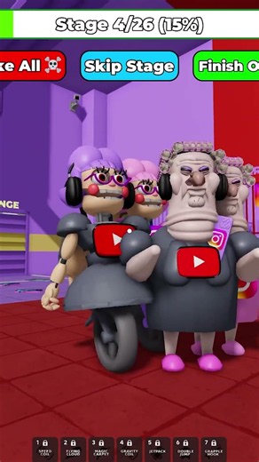 TIKTOK vs INSTA-GRAM BOSSES PRISON RUN! (Obby) #SHORTS