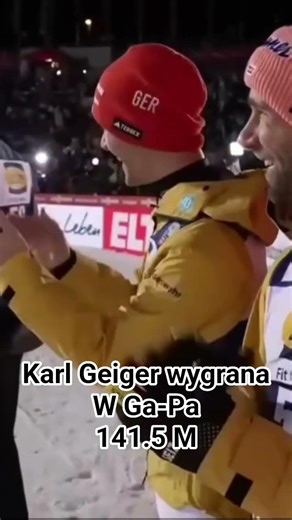 Karl Geiger WYGRANA w Ga-Pa 141.5 M. #skokinarciarskie #sports #stoch #automobile #ski #skiingfails
