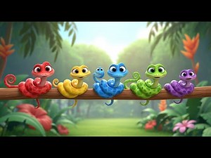 Five Little Pythons Coil Coil Coil | Snake Nursery Rhymes & Animal Songs