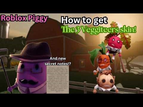 Completing the Piggy secret Veggiteers quest! (How to get the skin!)