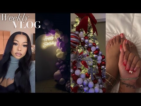 VLOG| TRYING HOLIDAY MENU ITEMS, PAYTONS BIRTHDAY, CHRISTMAS DECORATING, APARTMENT HUNTING & MORE