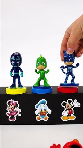 Satisfying Experience with Sesame Street & PJ masks and Mickey Mouse Collection #short #toy #funny