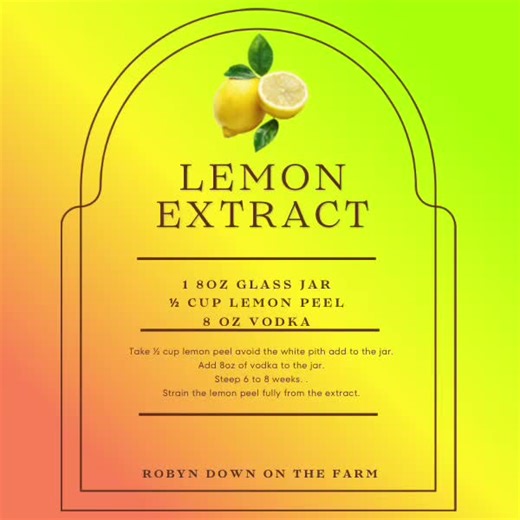 Easy Lemon Exact #lemonextract #homemade #plantbased #diyextracts #homemaderecipes