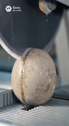 Quick cut geode rock opening #asmr