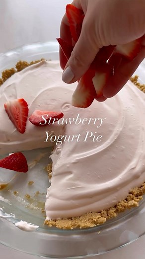 13K views · 38 reactions | Strawberry yogurt pie …forever my favorite...