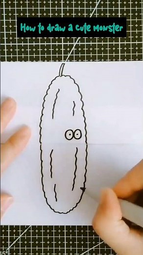 How to Draw a Cute Monster 👾 | Easy Art for Kids