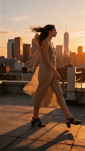 Handmade Matt Leather Heel Sandals by Daz Studio.