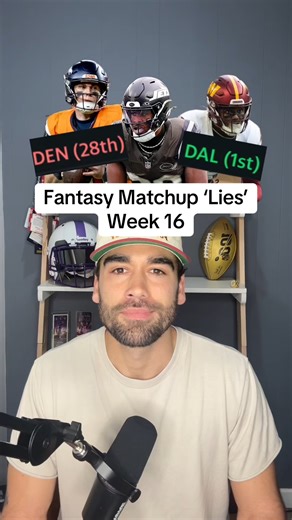Yahoo Fantasy on Instagram: "The fantasy football matchups to know for Week 16 🤝"