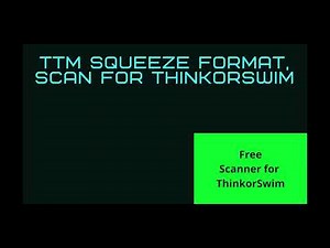 TTM Squeeze Scan For ThinkOrSwim
