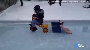 17K views · 377 reactions | Now that you all created your own backyard ice rink (see yesterday's post), here is the mini DIY Zamboni you will need. Full instructions at https://www.youtube.com/watch?v=6k9nd4EIQ94 | Ice Theatre of New York, Inc. | Facebook