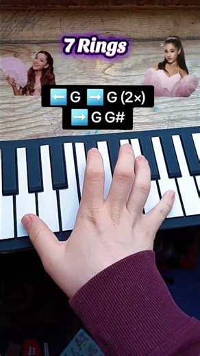 Ariana grande 7 rings 💍on the Keyboard #linuskeyboard #piano #pianotutorial #klavier #fypシ゚viral