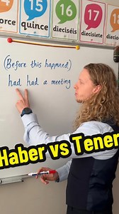 The two verbs ‘to have’ in #Spanish 🇪🇸 Book onto my perfect & pluperfect tense masterclass (Feb 2nd) at Spanishwithjames.co.uk 🤓 #spanishlessons #spanishlanguage #spanishgrammar #spanishclass | Spanish with James