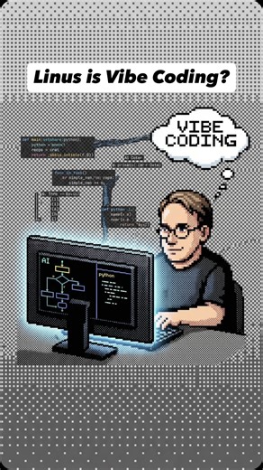 the creator of Linux is starting to vibe code in his personal projects and people have mixed concerns about it. what exactly is he building and why does it matter? let's investigate #technology #Software #Code #VibeCoding | Coding with Lewis