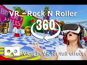 360 Video - VR Funfair Rock N Roller - VR Madness - Experience the excitement of VR