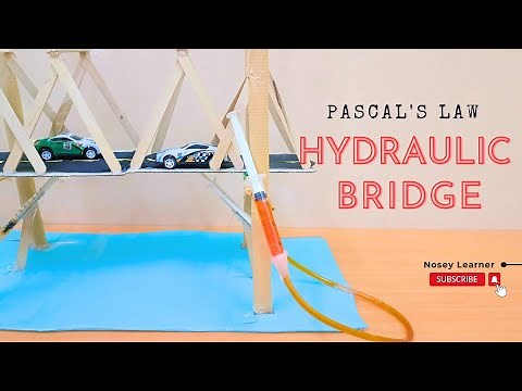 Secret of the Hydraulic Bridge | DIY | Nosey Learner
