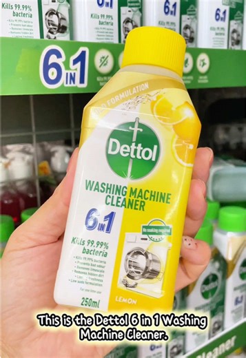 Dettol 6 in 1 Washing Machine Cleaner Benefits