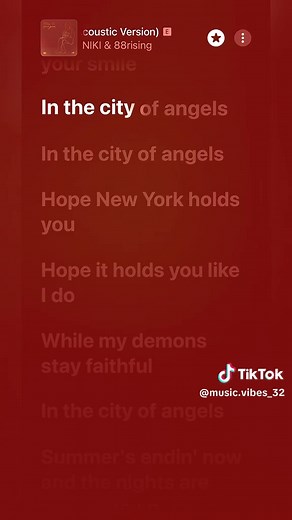 NIKI & 88rising - La La Lost You (Acoustic Version) | #niki #88rising #lalalostyou #lalalostyouacoustic #applemusic #lyric #lyrics #musicvibe #musicvibes