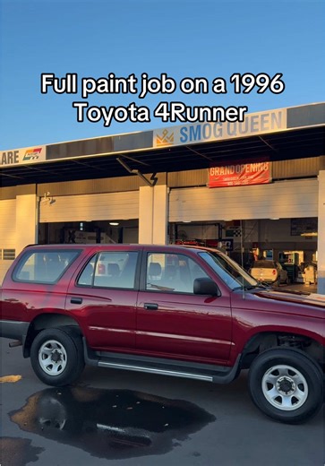 Full Paint Job Showcase on 1996 Toyota 4Runner