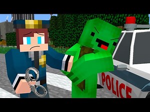 Policeman JJ Caught Mikey CRIMINAL in Minecraft! - Maizen