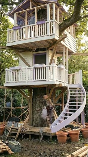 BTS Inspired Tree House