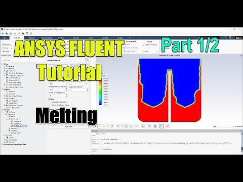 ✅ #Ansys Fluent Tutorial - Melting - Part 1/2