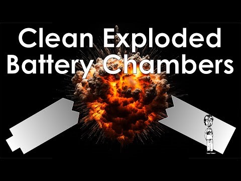 Clean Leaked Batteries and Battery Chambers