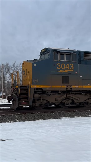 Adam Matthews on Instagram: "A CSX Intermodal zooming past Nickel Plate Road No. 755 at Conneaut, Ohio 12-3-25 #nickelplateroad #nkp765 #limalocomotiveworks #steamlocomotive #steamengine #locomotive #railroad #steamtrain #railway #trains #railroadhistory #trainspotter #trainspotting #railfan #historicpreservation #trainmuseum #railwaymuseum #railroadmuseum #ohio #railroadphotography #railwayphotography #trainphotography #csx #newyorkcentral #trainwatching #intermodal #es44ah #trainstation #railr