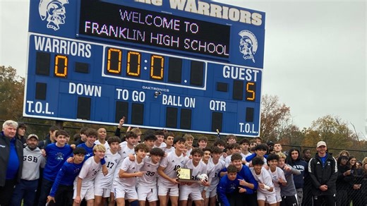 'Doesn't get old': Gill St. Bernards boys soccer wins fifth-straight Non-Public B title