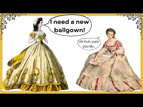 Ballgown Time! Making an 1860's silk ballgown