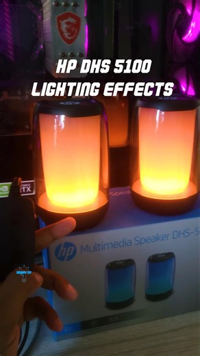 HP DHS-5100 Speakers RGB effects #shorts #trend